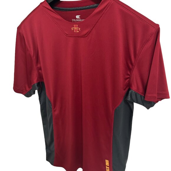 Iowa State Cyclones SS Shirt Mens Size Large Logos Red - Picture 2 of 7